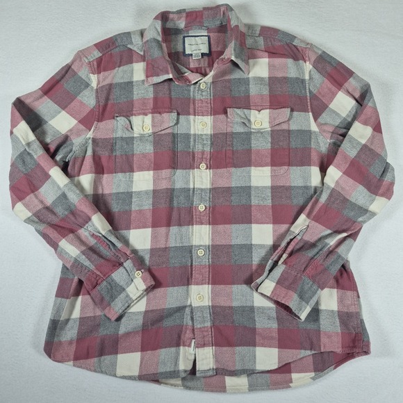 American Eagle Outfitters Other - American Eagle Flannel Shirt Mens Large Long Sleeve Plaid "Super Soft" Granola